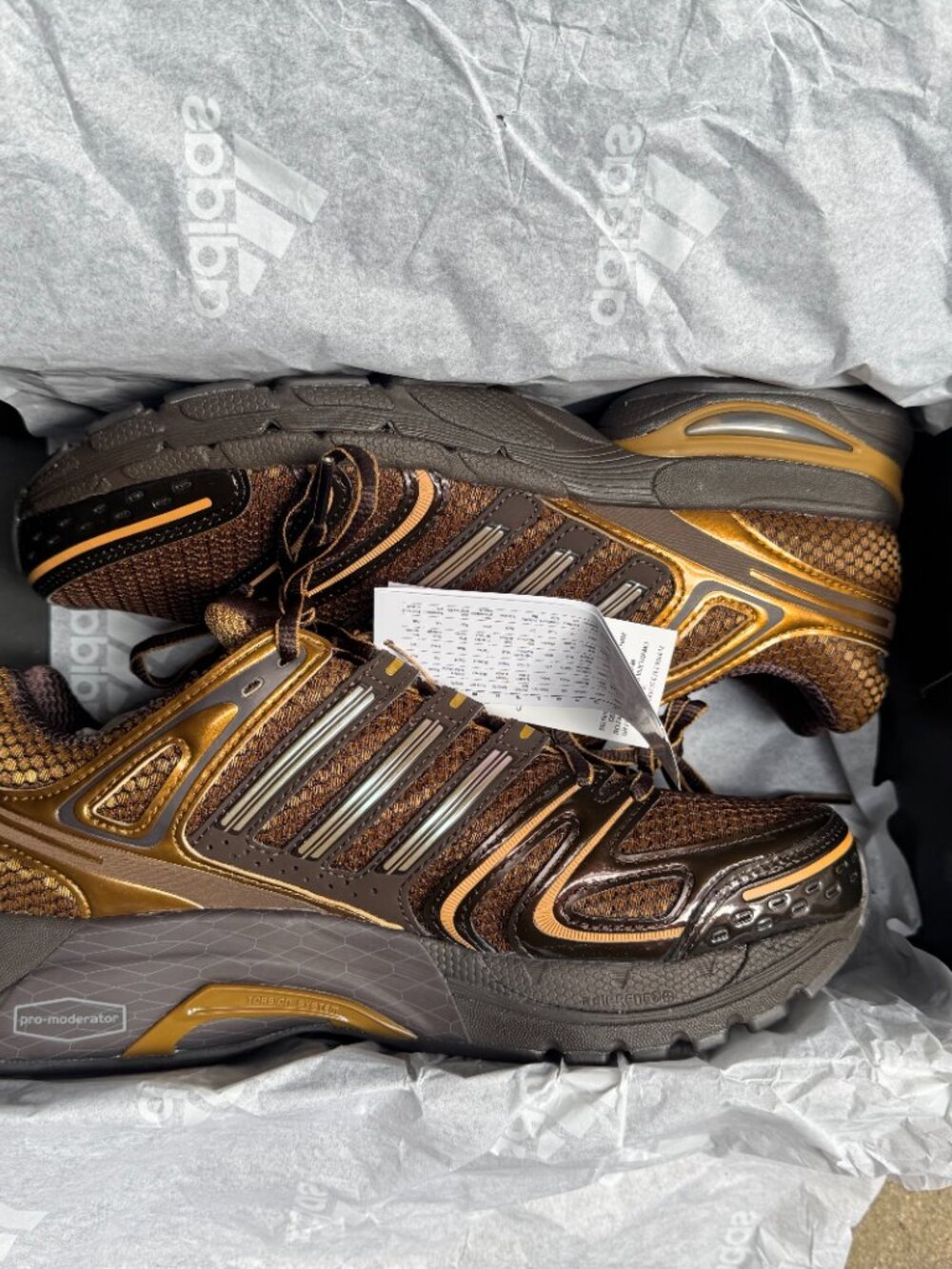 ADIDAS - SIZE 7.5 - BROWN - ADISTAR CONTROL 5 SHOES - BRAND NEW - Picture 3 of 7